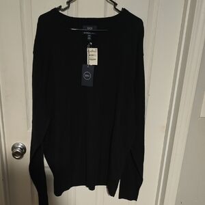 1901 Men's Classic Black Crewneck Sweater